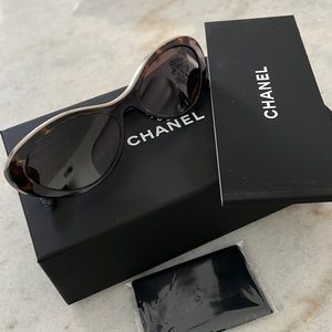 Chanel cat eye sunglasses
